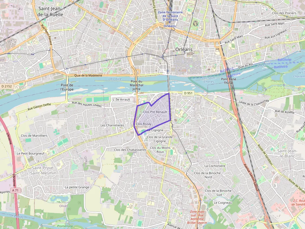 Appartement 24 m² une piece à vendre à Orléans