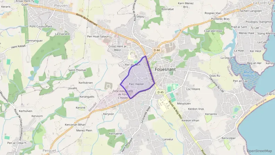 Appartement 40 m² deux pieces à vendre à Fouesnant Appartement 40 m² deux pieces à vendre à Fouesnant