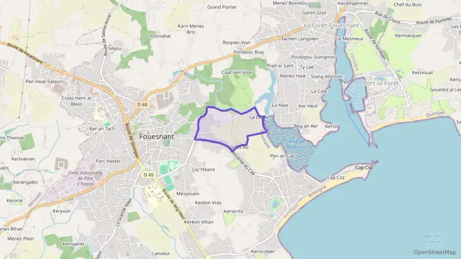 Appartement 65 m² trois pièces à vendre à Fouesnant