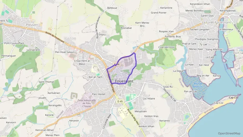 Appartement 60 m² trois pièces à vendre à Fouesnant Appartement 60 m² trois pièces à vendre à Fouesnant