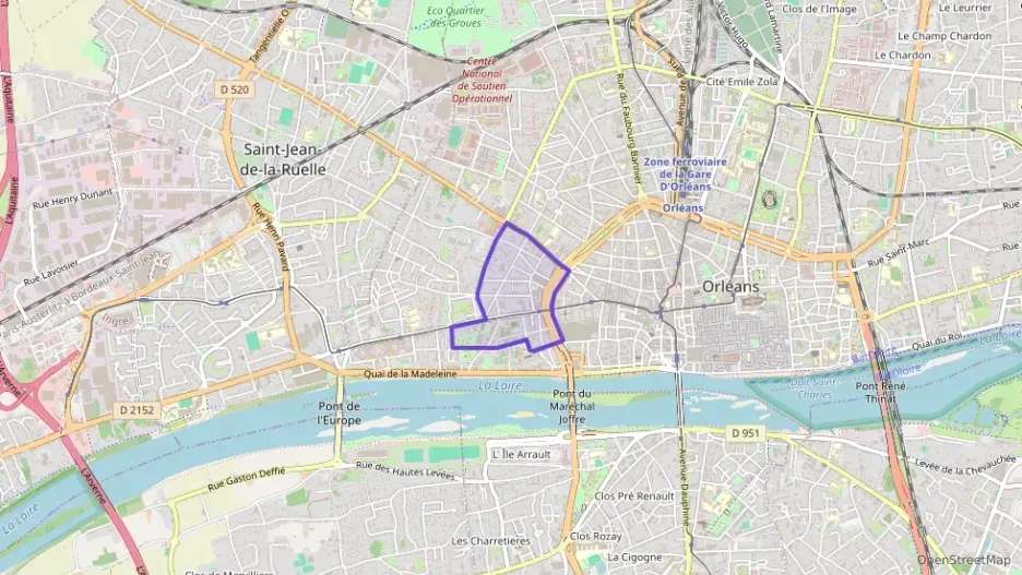 Appartement 61 m² trois pièces à vendre à Orléans