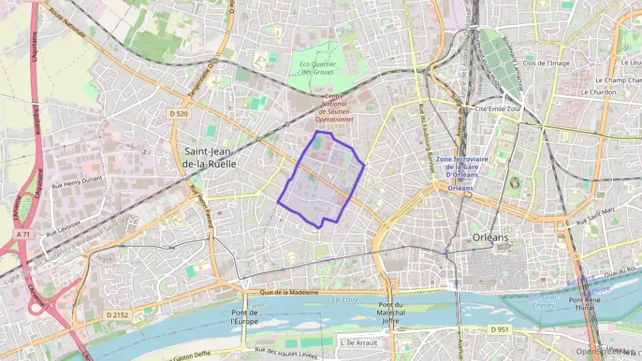 Appartement 96 m² cinq pièces à vendre à Orléans