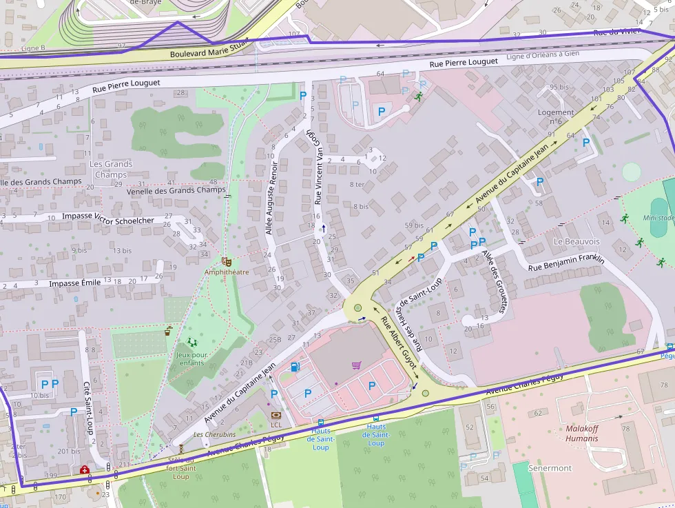 Appartement 57 m² trois pièces à vendre à Saint-Jean-de-Braye