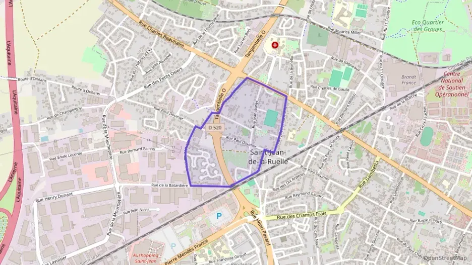 Appartement 62 m² trois pièces à vendre à Saint-Jean-de-la-Ruelle