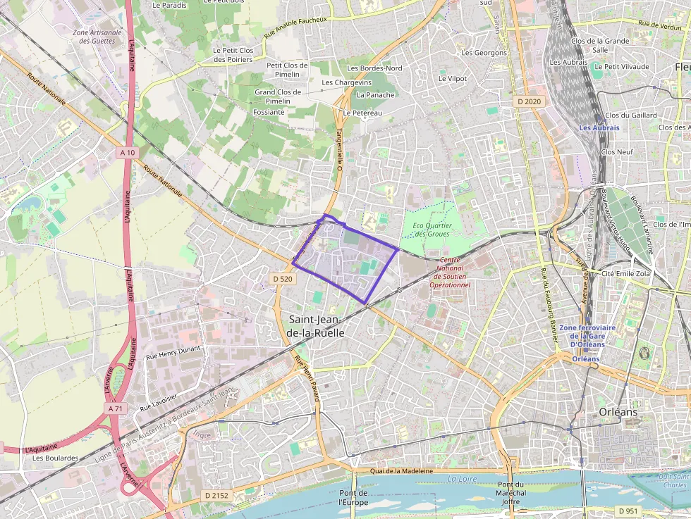 Appartement 48 m² deux pieces à vendre à Saint-Jean-de-la-Ruelle