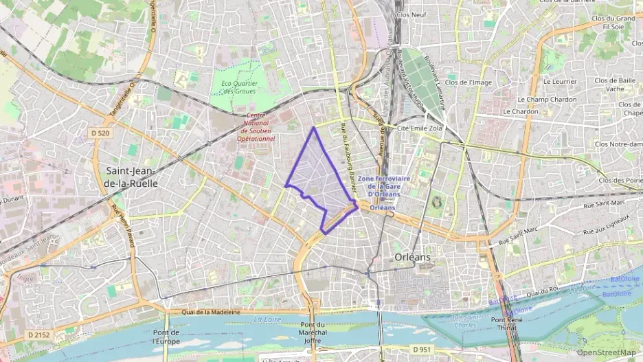 Appartement 105 m² quatre pièces à vendre à Orléans