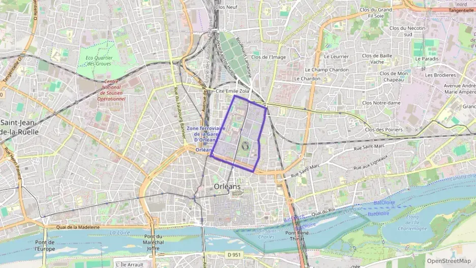 Appartement 51 m² deux pieces à vendre à Orléans