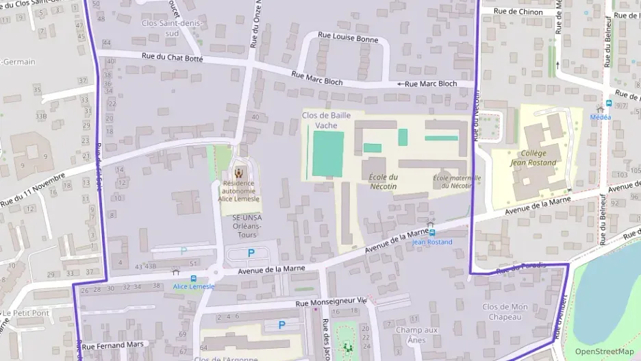 Appartement 80 m² quatre pièces à vendre à Orléans