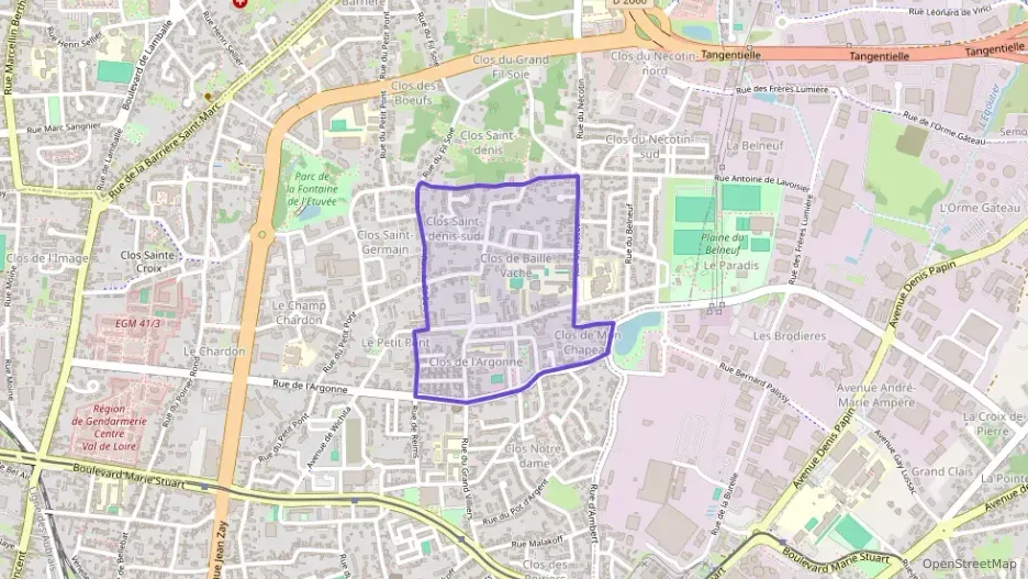 Appartement 69 m² trois pièces à vendre à Orléans