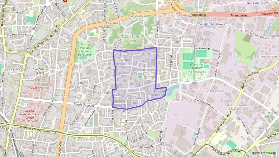 Appartement 69 m² trois pièces à vendre à Orléans
