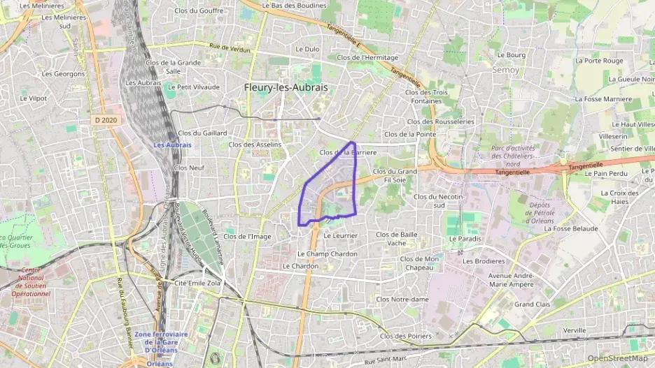 Appartement 46 m² deux pieces à vendre à Orléans