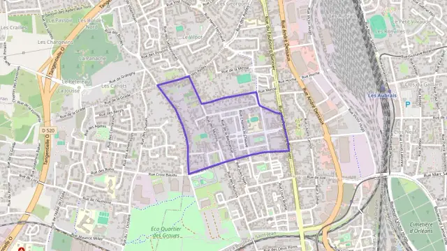 Appartement 50 m² deux pieces à vendre à Orléans