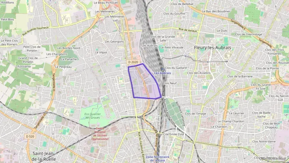 Appartement 21 m² une piece à vendre à Fleury-les-Aubrais