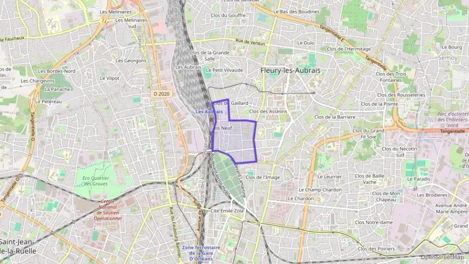 Appartement 38 m² deux pieces à vendre à Fleury-les-Aubrais