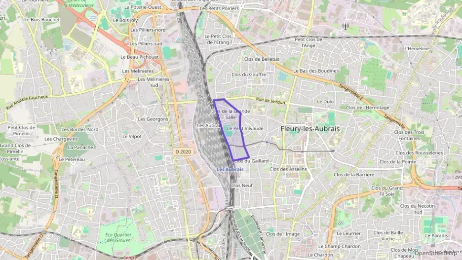 Appartement 39 m² deux pieces à vendre à Fleury-les-Aubrais