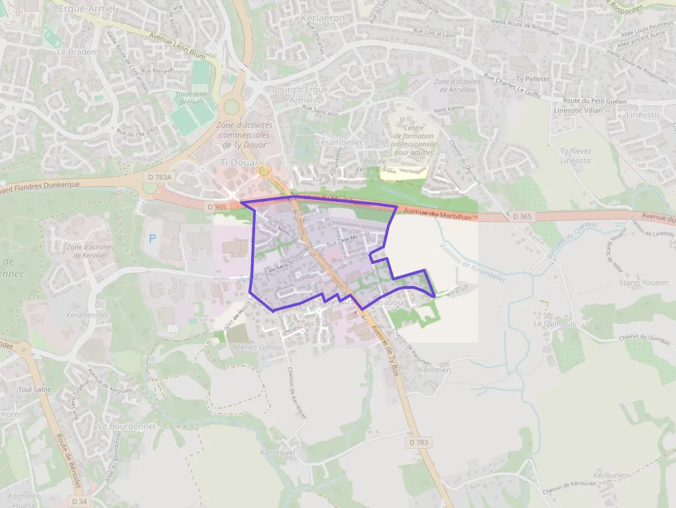 Appartement 60 m² trois pièces à vendre à Quimper