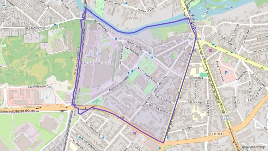 Appartement 60 m² deux pieces à vendre à Le Mans