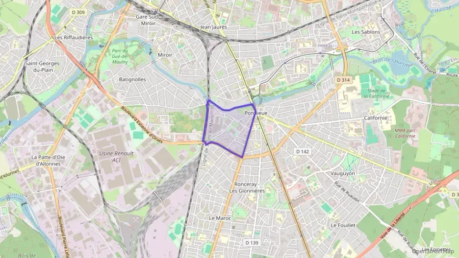 Appartement 60 m² deux pieces à vendre à Le Mans