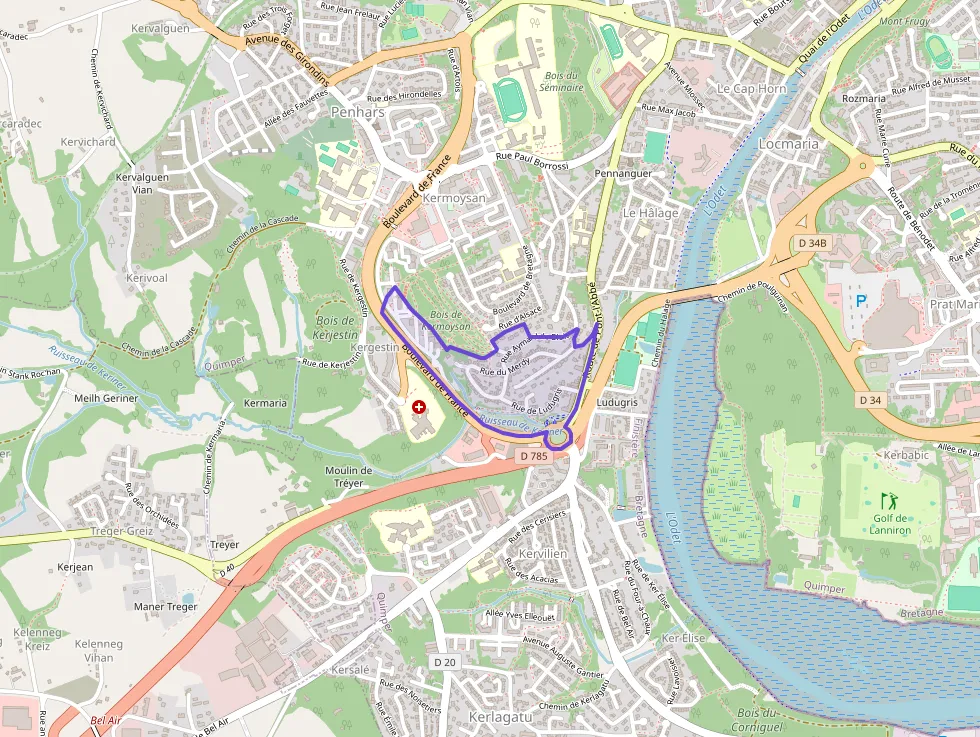 Appartement 65 m² trois pièces à vendre à Quimper