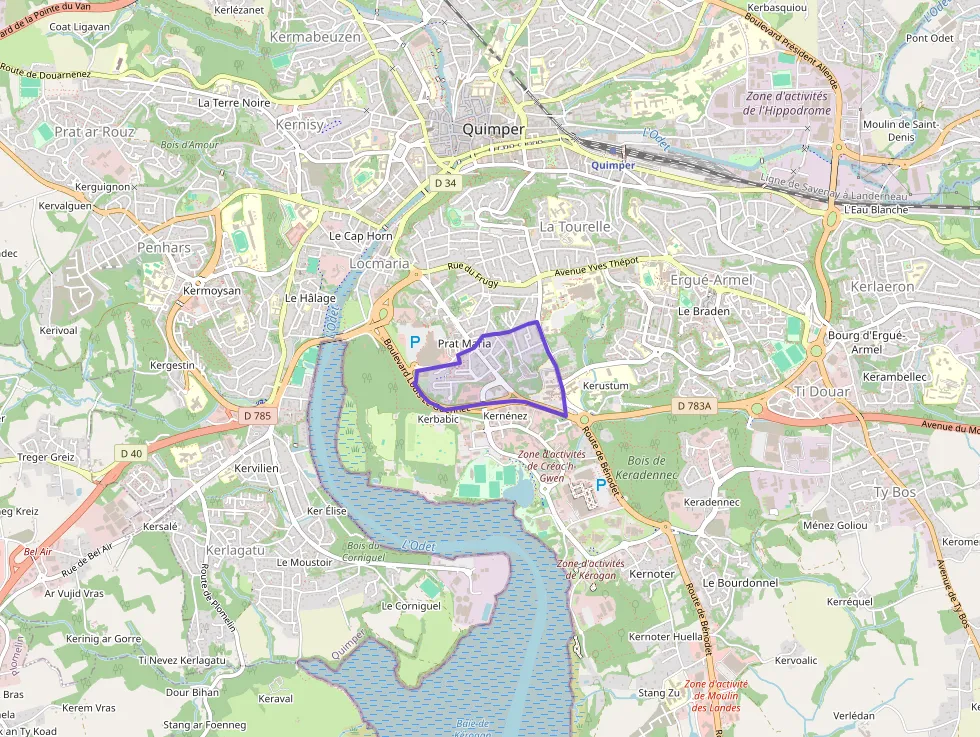 Appartement 67 m² quatre pièces à vendre à Quimper