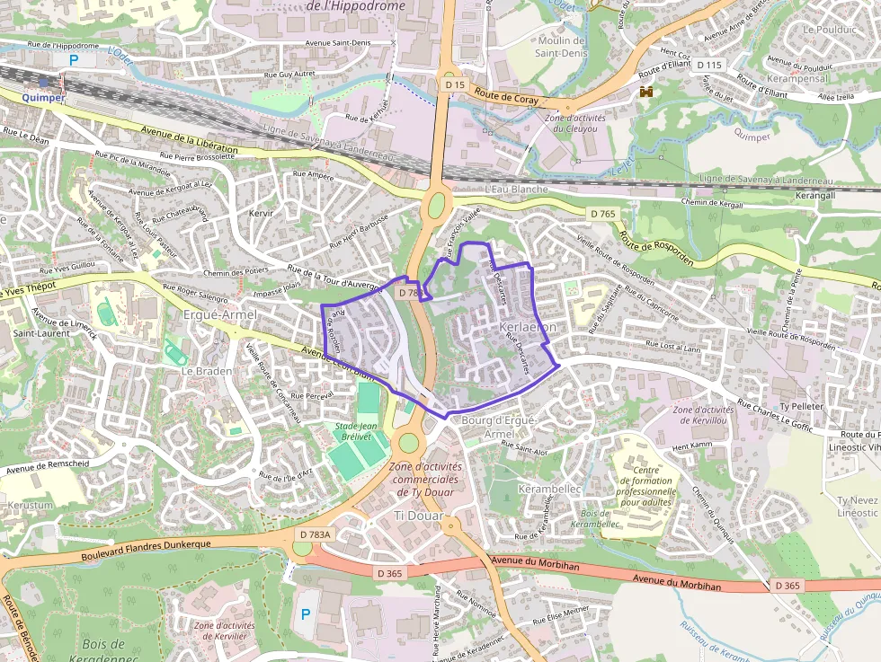 Appartement 70 m² trois pièces à vendre à Quimper