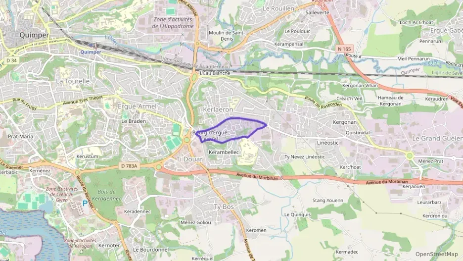 Appartement 73 m² trois pièces à vendre à Quimper