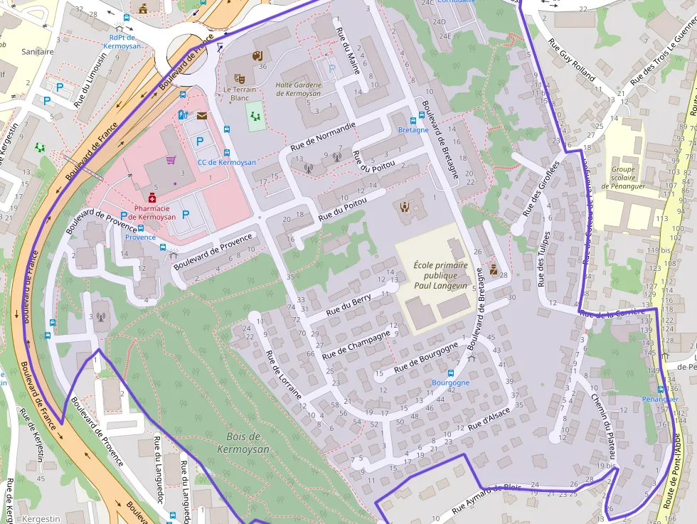 Appartement 77 m² quatre pièces à vendre à Quimper