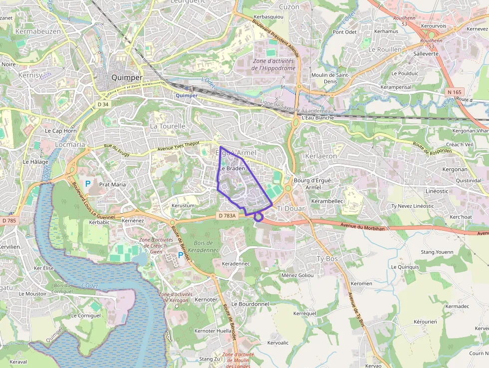 Appartement 80 m² trois pièces à vendre à Quimper