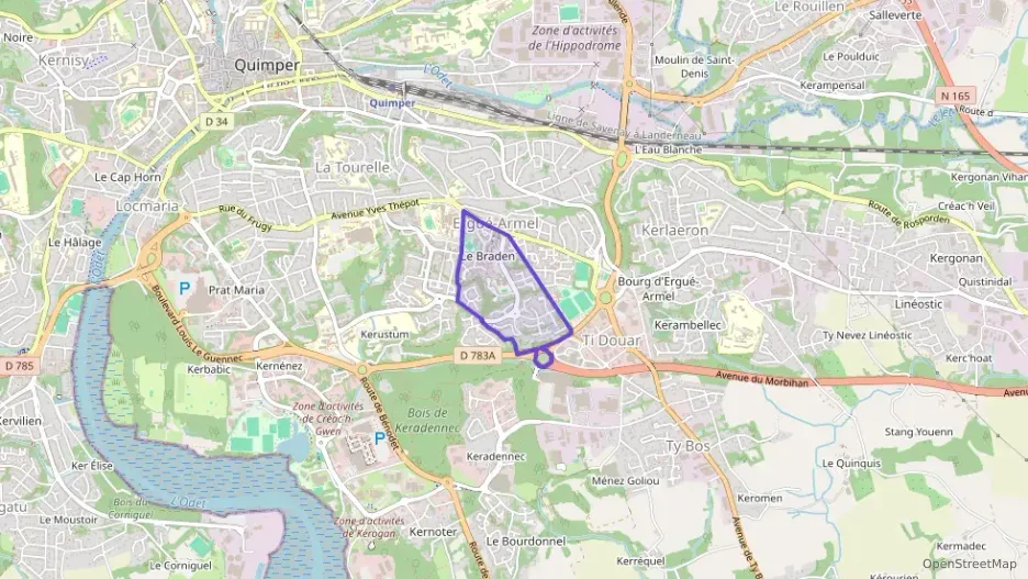 Appartement 46 m² deux pieces à vendre à Quimper Appartement 46 m² deux pieces à vendre à Quimper