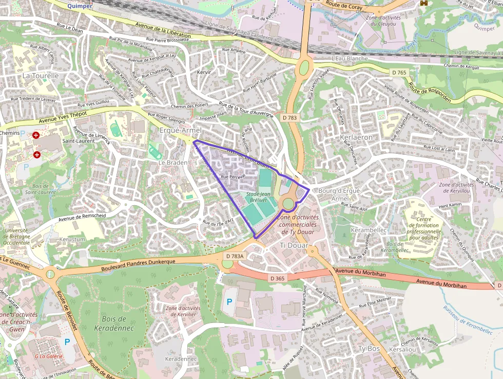 Appartement 21 m² une piece à vendre à Quimper