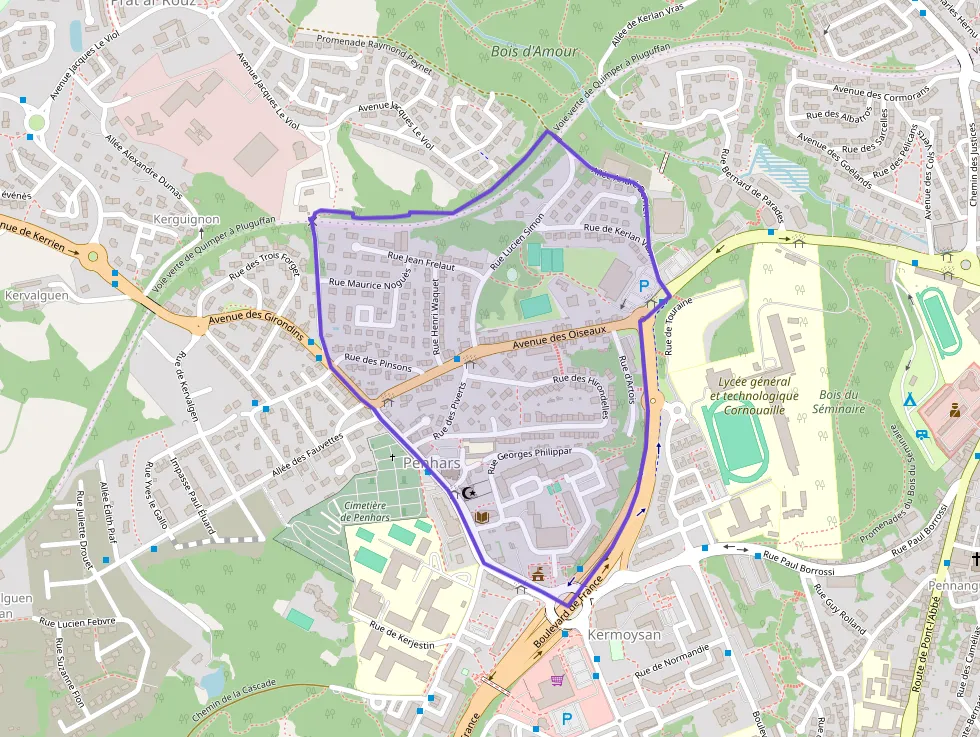 Appartement 65 m² trois pièces à vendre à Quimper