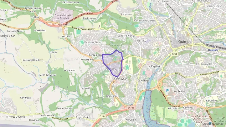 Appartement 58 m² trois pièces à vendre à Quimper Appartement 58 m² trois pièces à vendre à Quimper