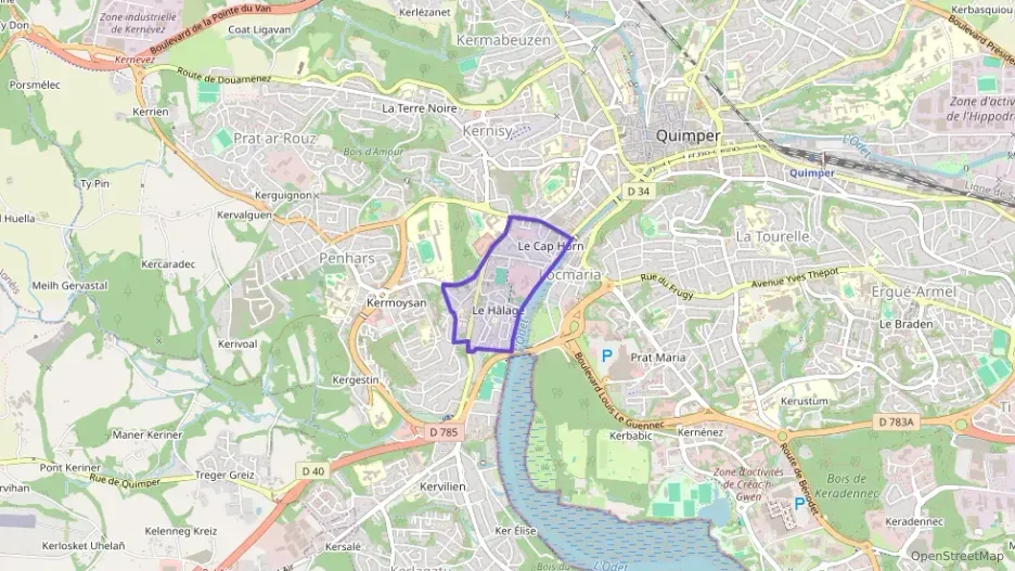 Appartement 80 m² trois pièces à vendre à Quimper