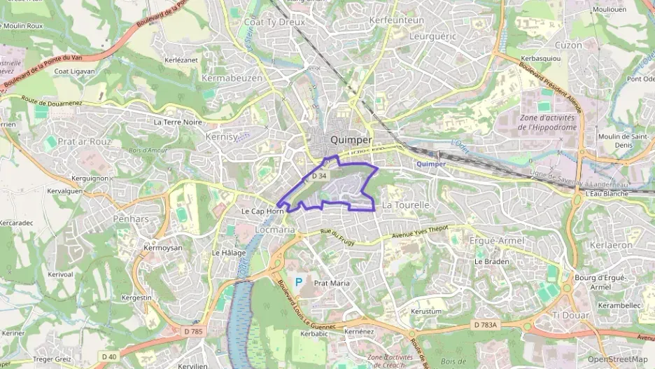 Appartement 49 m² deux pieces à vendre à Quimper Appartement 49 m² deux pieces à vendre à Quimper