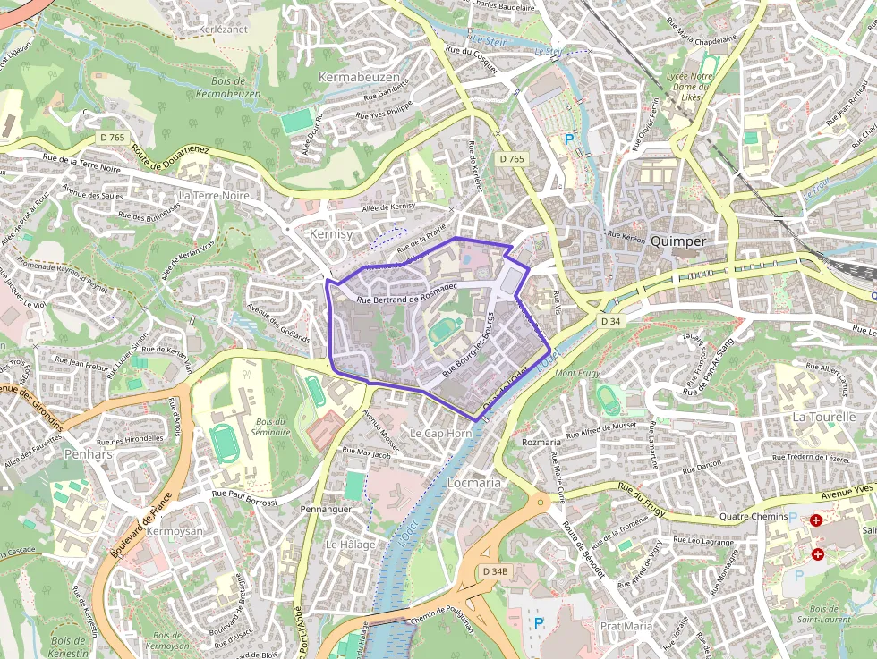 Appartement 52 m² trois pièces à vendre à Quimper