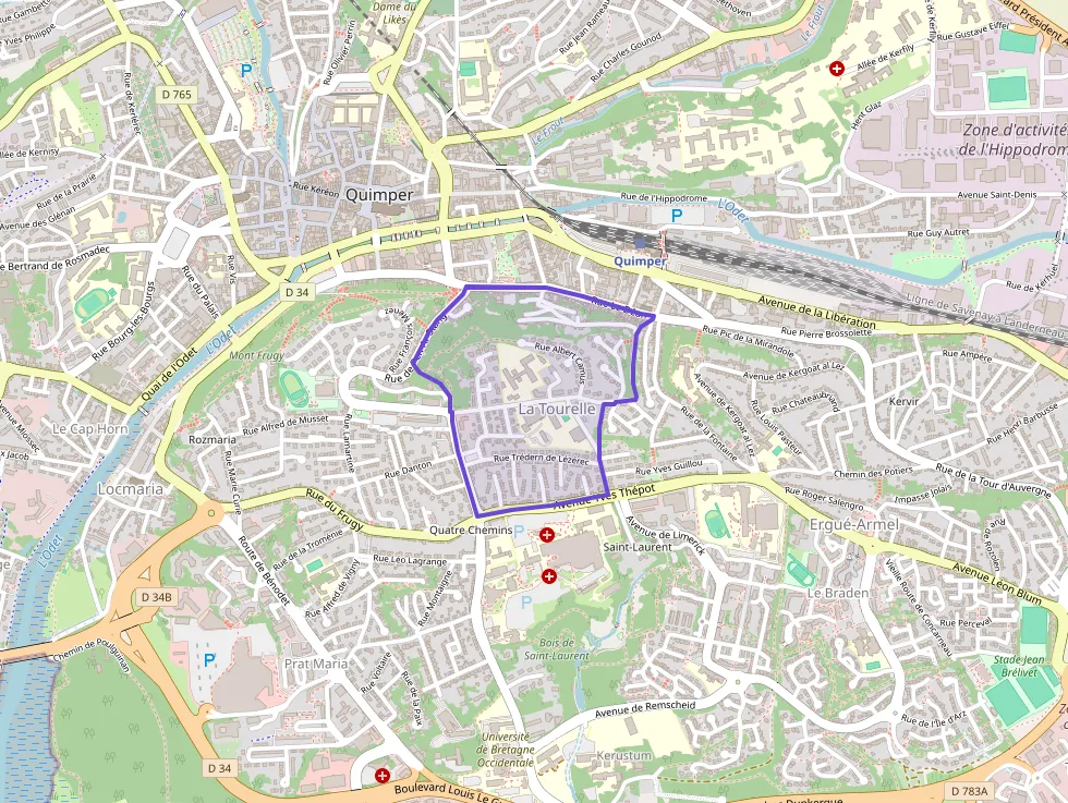 Appartement 80 m² une piece à vendre à Quimper