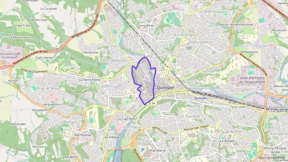 Appartement 89 m² trois pièces à vendre à Quimper