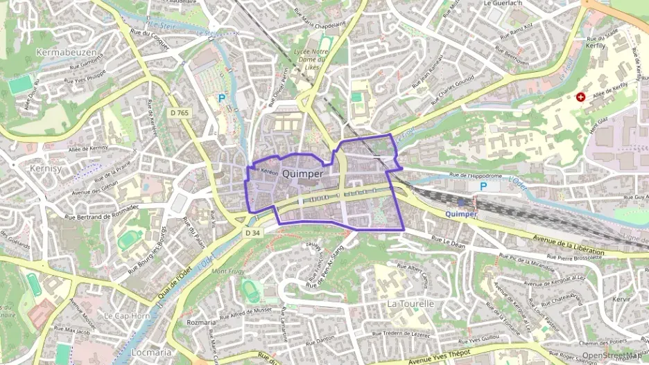 Appartement 70 m² trois pièces à vendre à Quimper