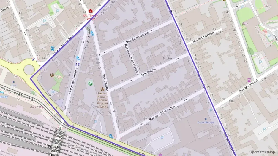 Appartement 60 m² trois pièces à vendre à Le Mans