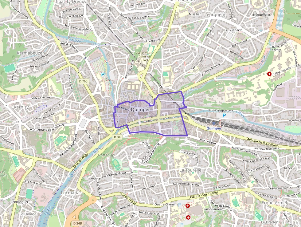 Appartement 70 m² trois pièces à vendre à Quimper