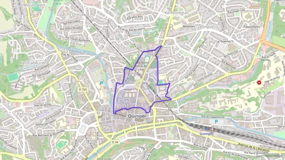 Appartement 70 m² deux pieces à vendre à Quimper