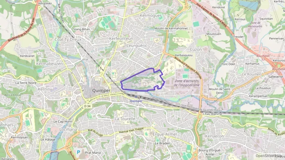 Appartement 58 m² trois pièces à vendre à Quimper Appartement 58 m² trois pièces à vendre à Quimper