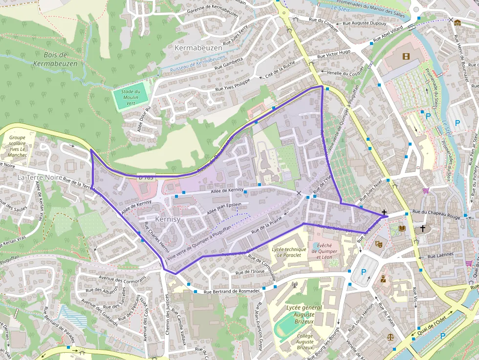 Appartement 51 m² deux pieces à vendre à Quimper