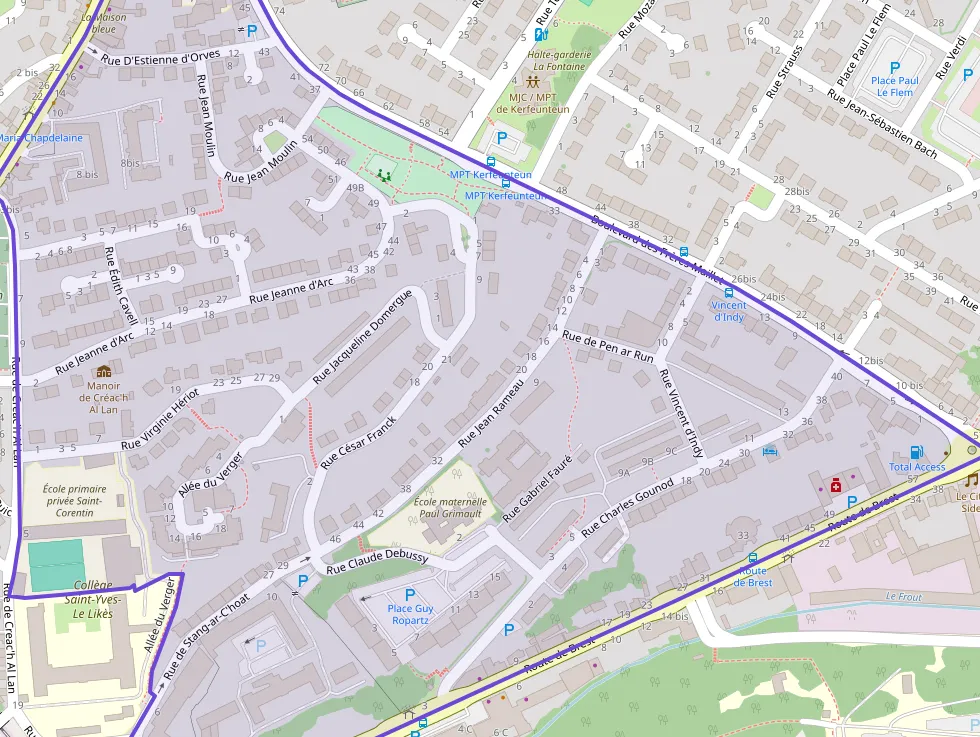 Appartement 61 m² deux pieces à vendre à Quimper