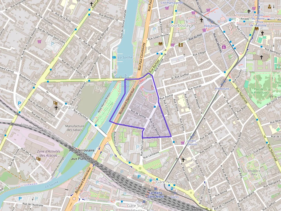 Appartement 96 m² quatre pièces à vendre à Le Mans