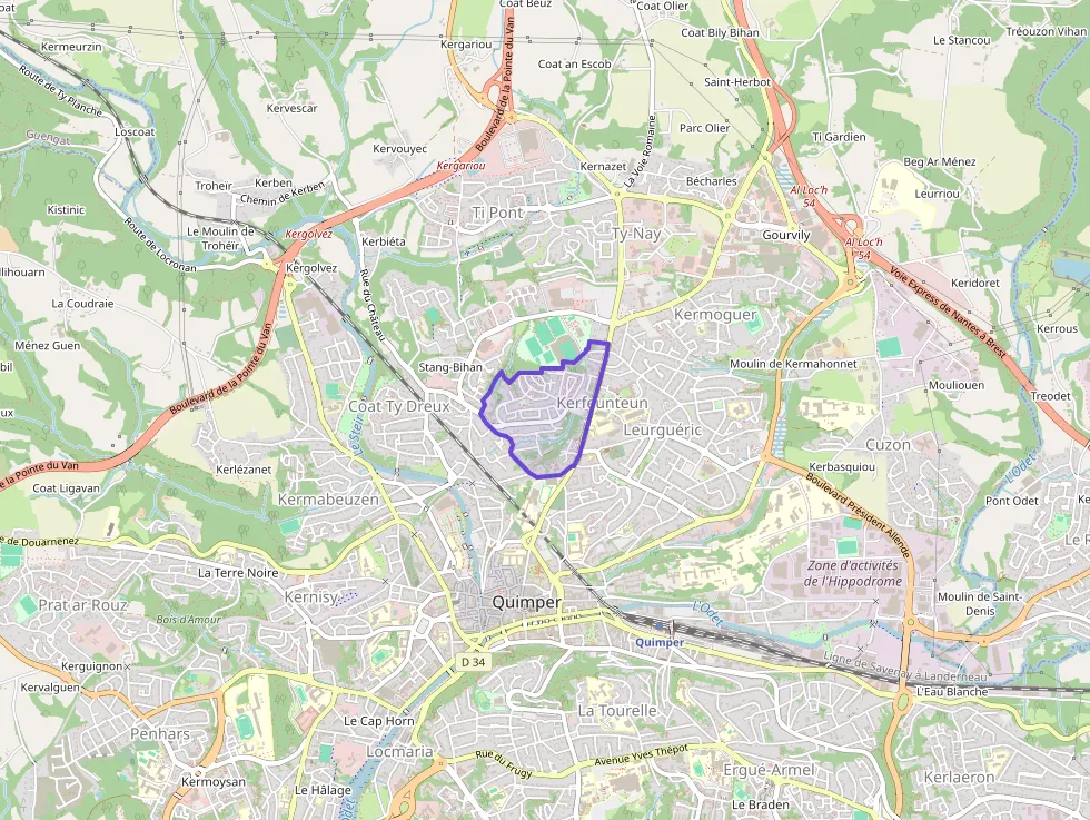 Appartement 63 m² trois pièces à vendre à Quimper