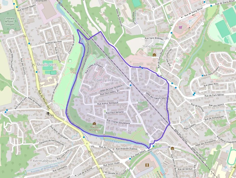 Appartement 27 m² deux pieces à vendre à Quimper