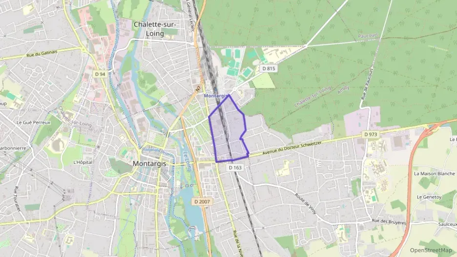 Appartement 59 m² deux pieces à vendre à Montargis