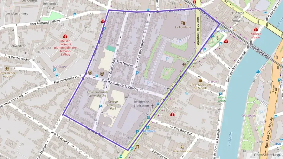 Appartement 85 m² trois pièces à vendre à Le Mans