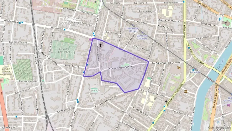 Appartement 60 m² quatre pièces à vendre à Le Mans